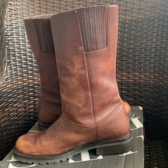 Timberland Women's Tall Brown Boots - Picture 7 of 16